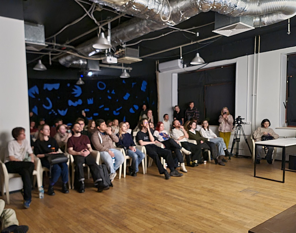 Festival audience watching films